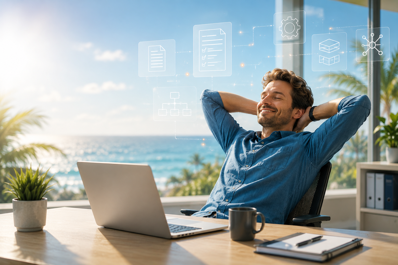 IT-Administrator mit automatisch erstellter technischer Dokumentation durch ConsignoAI. IT-Administrator mit automatisch erstellter technischer Dokumentation durch ConsignoAI.
